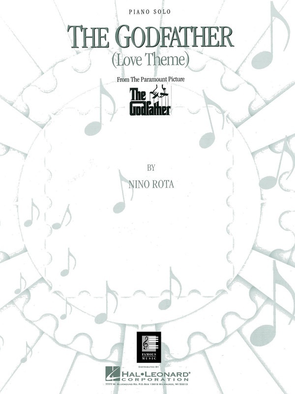 Love Theme From The Godfather Piano Solo S/S (Sheet Music