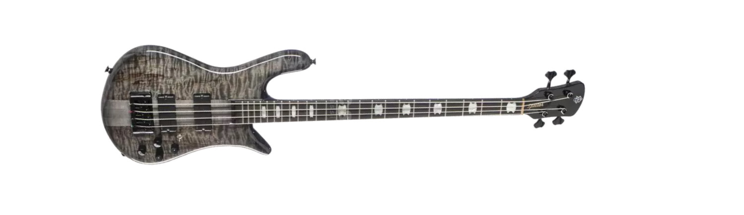 Spector Euro 4LT 4 String Electric Bass Guitar Black Stain Gloss