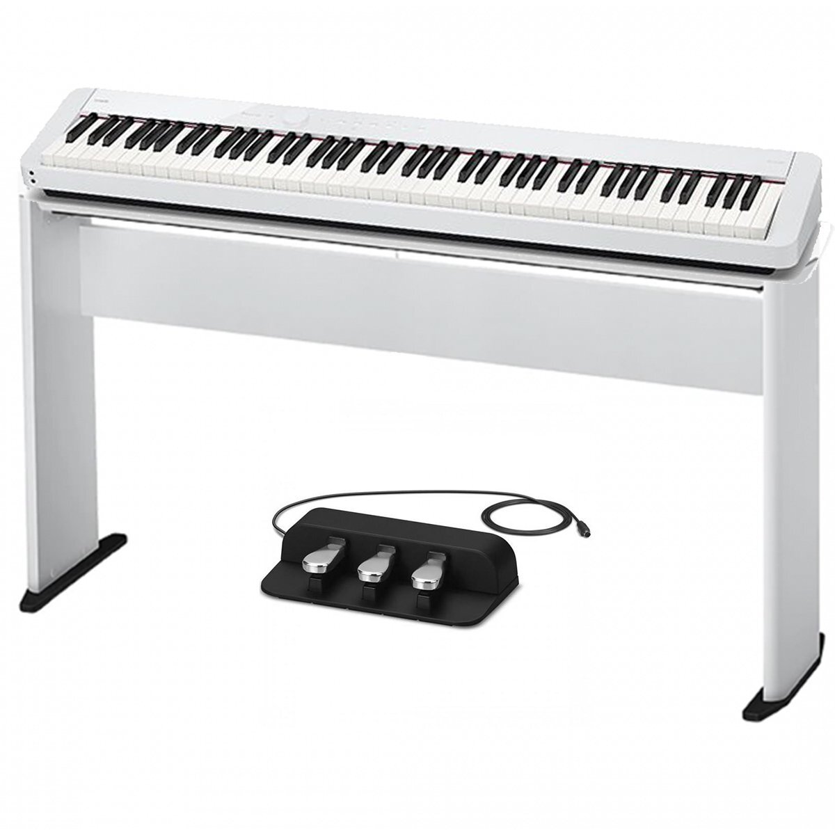 Casio Privia PX-S1100 Digital Piano White w/ CS68P Stand & SP34
