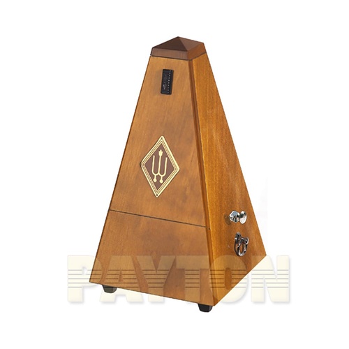 Wittner Wooden Metronome with Bell - Gloss Walnut (Maelzel Series, Model 813)