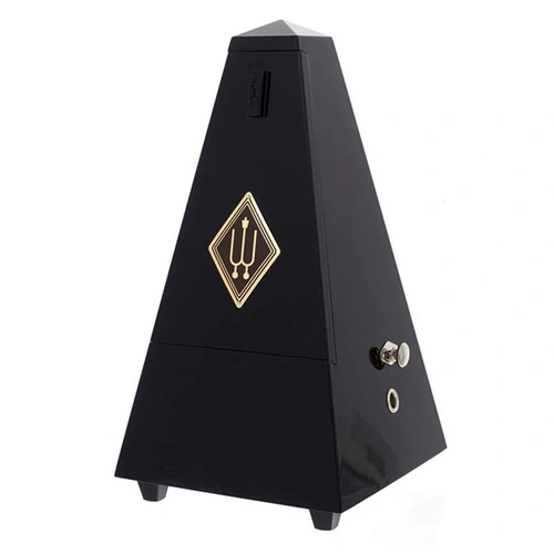 Wittner Wooden Metronome with Bell - Gloss Black Maelzel Series 816