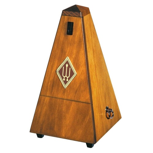 Wittner Wooden Metronome with Bell - Satin Walnut Maelzel Series 813M