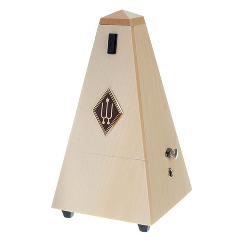 Wittner 817A Wooden Metronome with Bell - Maple Pyramid Design