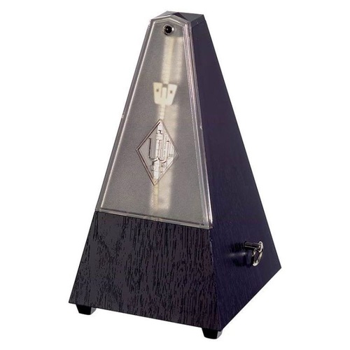 Wittner Pyramid Plastic Metronome with Bell - Black 816K