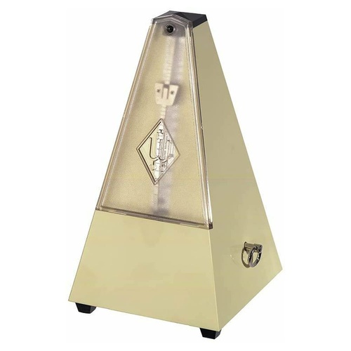 Wittner Pyramid Plastic Metronome with Bell - Ivory 817K