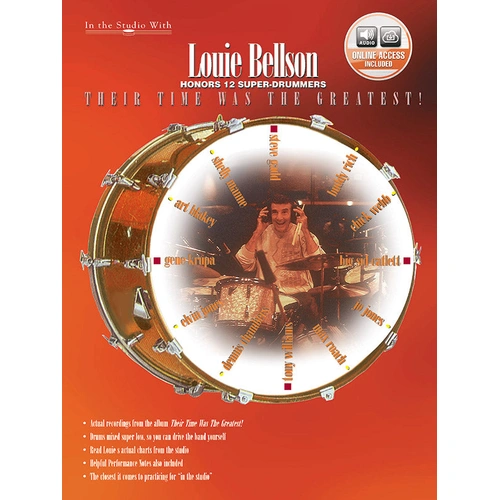 Louie Bellson Their Time Was the Greatest Book/CD Package