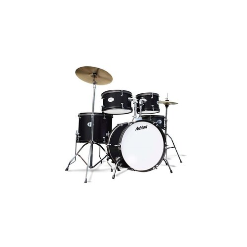 Ashton Junior Drum Kit 5 Piece 16 Inch Bd Black Joeydrum