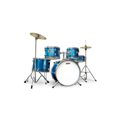 Ashton Junior Drum Kit 5 Piece 16 Inch Bd Met Blue Joey