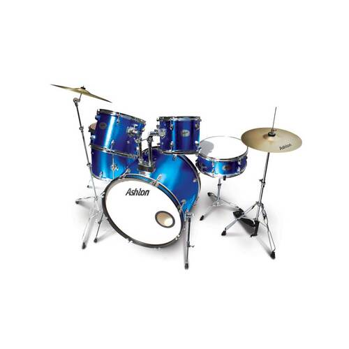 Ashton Drum Kit 5 Piece 20 Inch Bd Metallic Blue Tdr520Mb