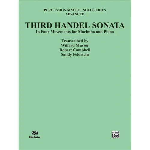 Third Handel Sonata for Marimba and Piano - Four Movements with Piano Accompaniment, Federation Festivals 2020-2024 Selection