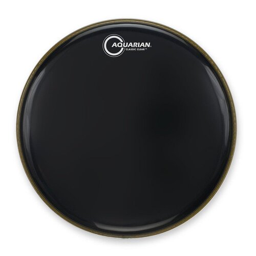 Aquarian 10 Inch Drum Head Black Gloss Single Ply CC10BK