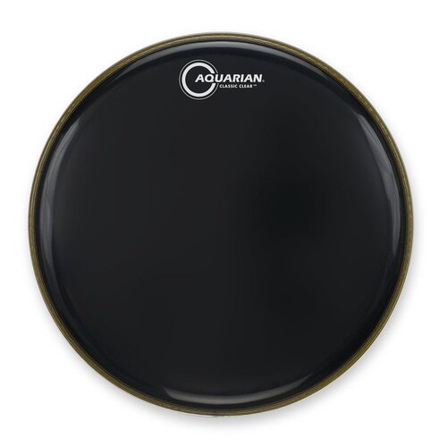 Aquarian 16 Inch Drum Head Black Gloss Single Ply CC16BK