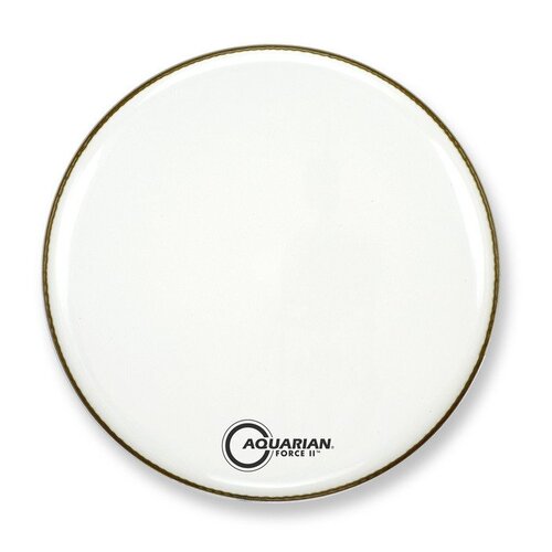 Aquarian 28 Inch Bass Drum Head White Resonant FR28W