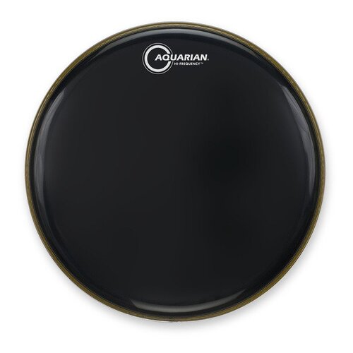 Aquarian 08 Inch Drum Head Black Gloss Single Ply HF8BK