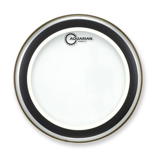 Aquarian 18 Inch Bass Drum Head Clear Single Ply SX18B