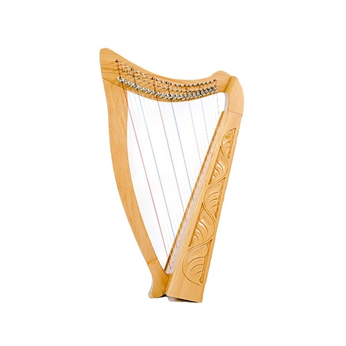Heather Harp – 22 String Travel Harp with Carrying Bag, Tuning Wrench, Extra Strings, Beech Lamination Soundboard, Solid Beechwood Body