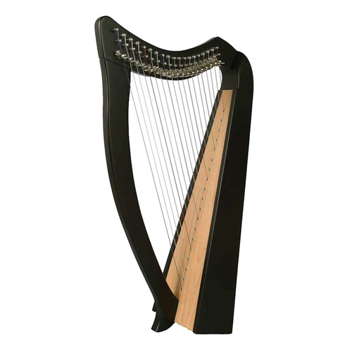 Black Harp Series - Pixie 19 String Standing Harp with Bag (Seconds)