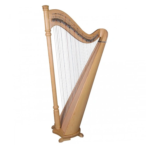 38-String Pillar Harp in Ashwood with Padded Bag, Tuning Wrench & Bridge Pin Wrench