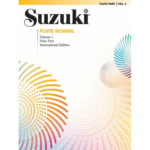 Suzuki Flute School Book Volume 1 - Flute Book Only, No CD International Edition Summy Birchard 0165SX