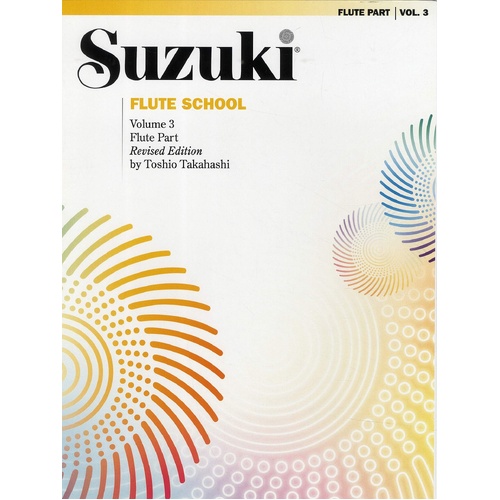 Suzuki Flute School Volume 3 Flute Part - Sheet Music and Method Book