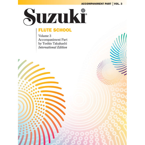 Suzuki Flute School Volume 3 with Piano Accompaniment