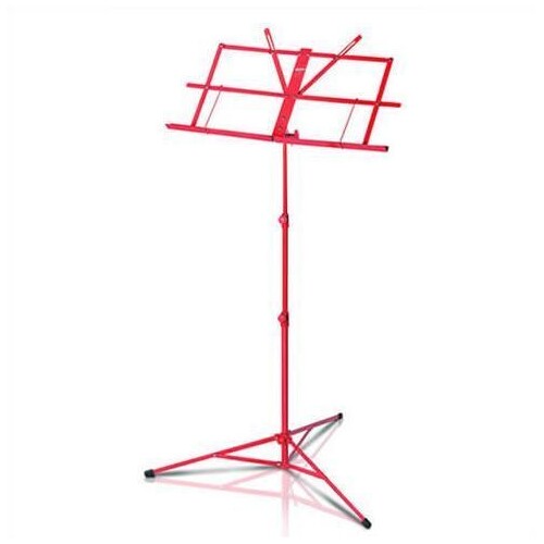 Ashton Music Stand Red W/Bag Foldable