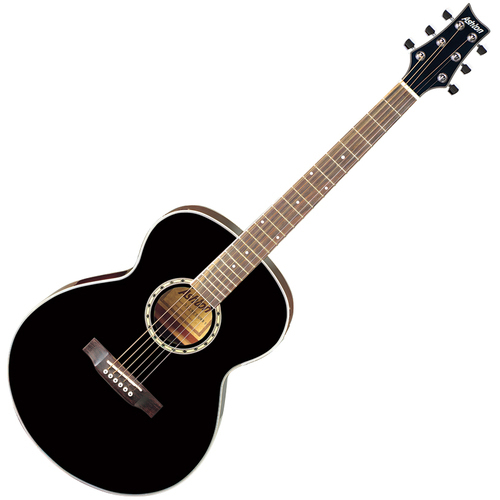 Ashton Slimline Acoustic Guitar Black Sap-B/S