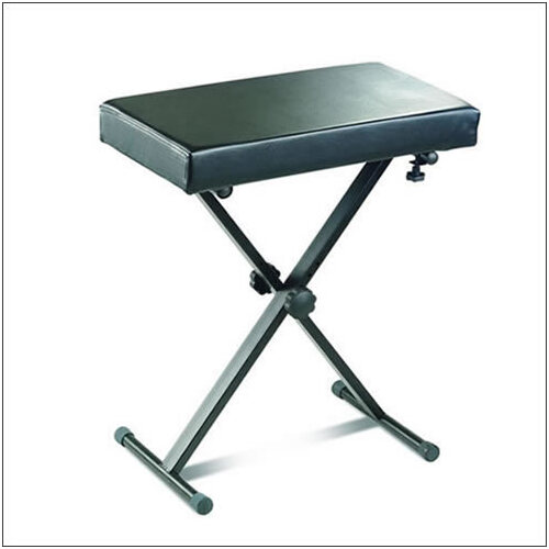 Ashton Keyboard Bench X Frame Thick Padding Ks100