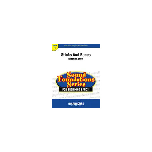 Sticks and Bones Concert Band Sheet Music Grade 1 by Robert W. Smith