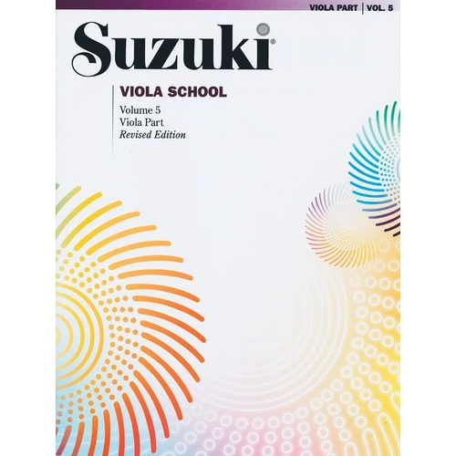 Suzuki Viola School Book Volume 5 - Viola Book Only, No CD International Edition Summy Birchard 0249SX