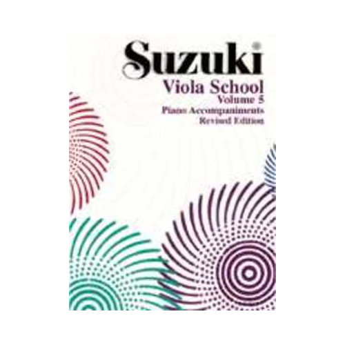 Suzuki Viola School Book Volume 5 - Piano Accompaniment International Edition Summy Birchard 0250SX