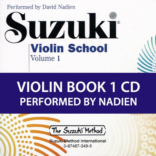 Suzuki Violin School Volume 1 - CD Recording by David Nadien, Summy Birchard 0346