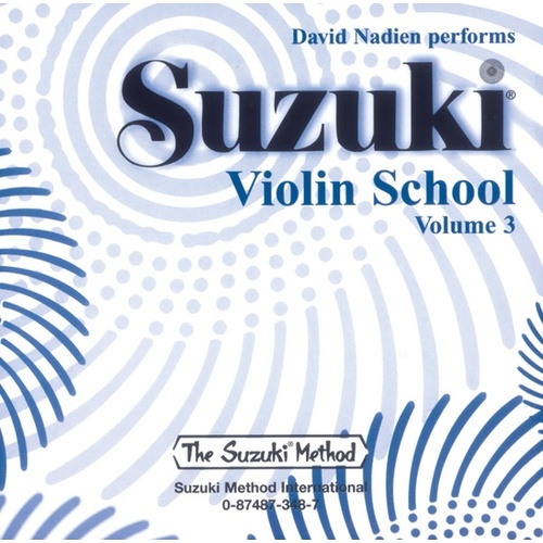 Suzuki Violin School Volume 3 CD