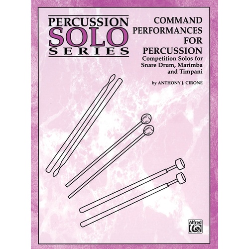 Command Performances For Percussion