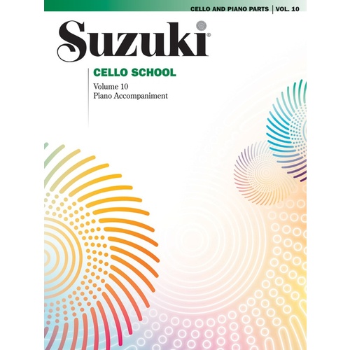 Suzuki Cello School Volume 10 Cello Part W Acc