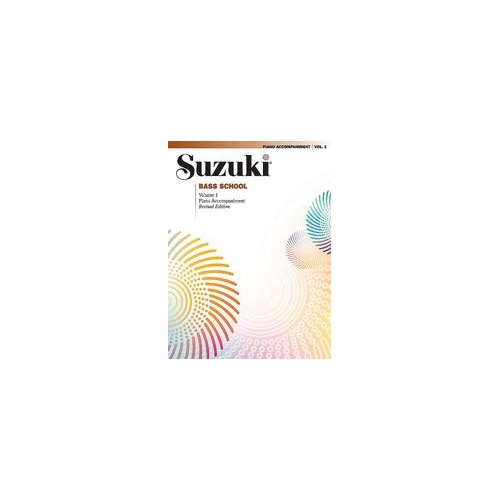 Suzuki Bass School Volume 1 Piano Accompaniment International Edition Summy Birchard 0372S