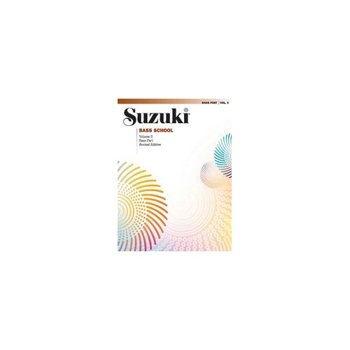 Suzuki Bass School Volume 3 Bass Part - Double Bass Book Only, No CD International Edition Summy Birchard 0376S