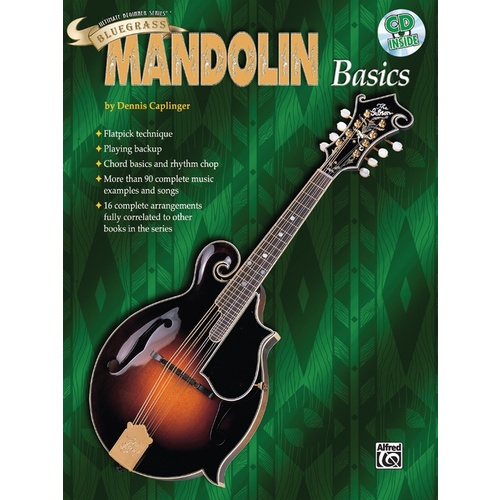 UBS Bluegrass Mandolin Basics Book with CD