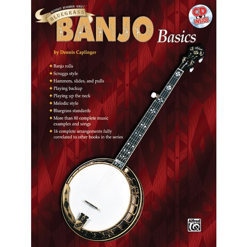 UBS Bluegrass Banjo Basics Book and CD
