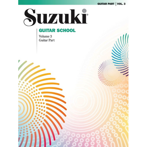 Suzuki Guitar School Volume 3 - Guitar Part by Shinichi Suzuki - Summy Birchard 0392