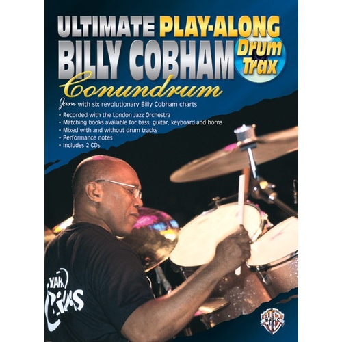 Ultimate Playalong Drum Trax Billy Cobham Book with 2 CDs