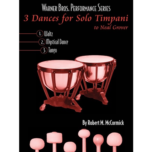 Three Dances for Solo Timpani Sheet Music
