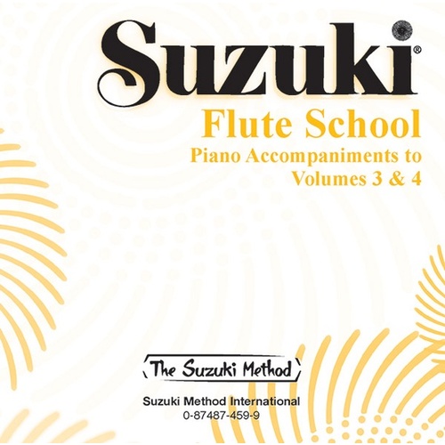 Suzuki Flute School Volume 3 & 4 Piano Accomp CD