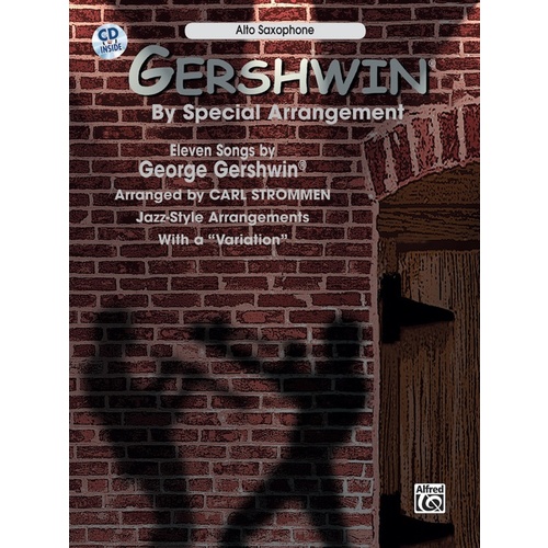 Gershwin By Special Arrangement Alto Sax Book/CD