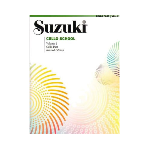 Suzuki Cello School Book Volume 2 - Cello Book Only, No CD International Edition Summy Birchard 0481S