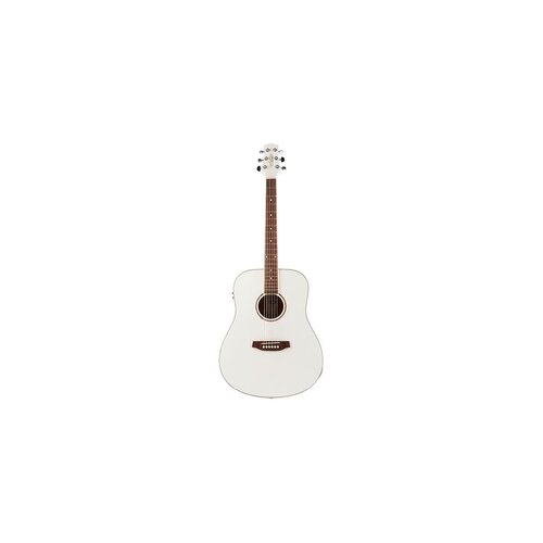 Ashton D26EQ Wh Dreadnought White Eq