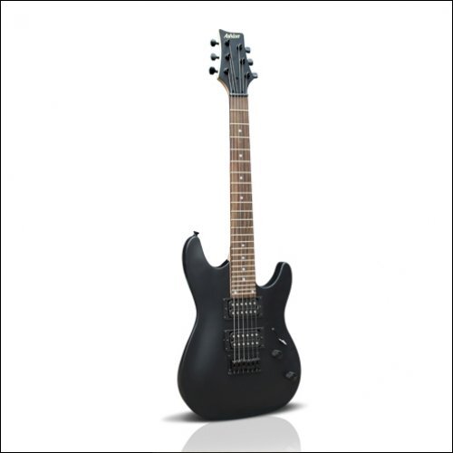Ashton Mini Size Electric Guitar Black Joey Backstage
