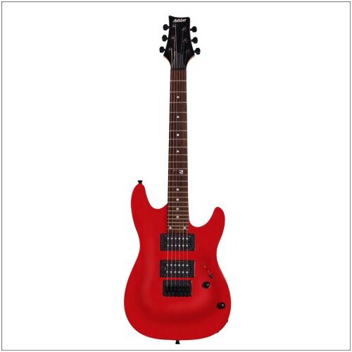 Ashton Mini Size Electric Guitar Red Joey Backstage
