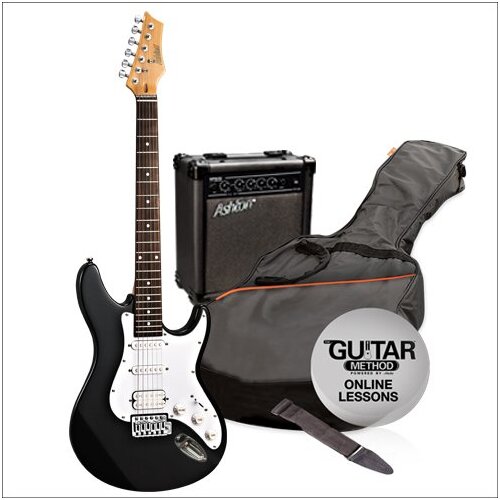 Ashton SPAG232BK Electric Guitar Pack Black