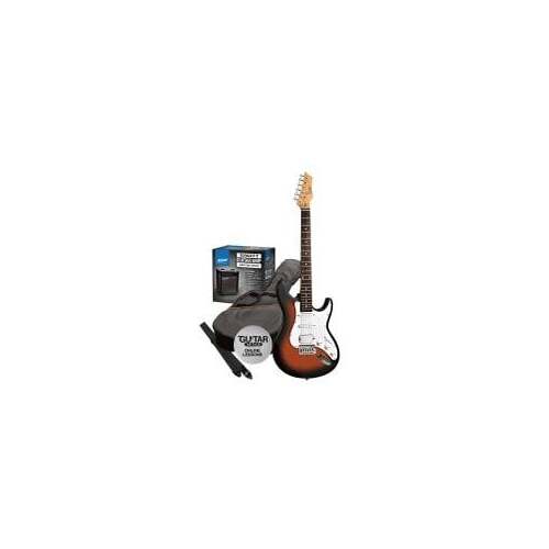 Ashton SPAG232TSB Electric Guitar Pack Tobacco Sunburst